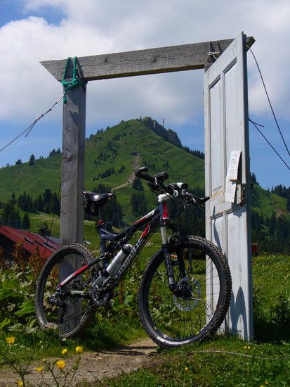 Die Tür zum Grünten