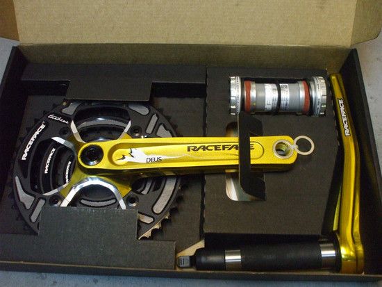 Race Face DEUS 2010 Crankset gold 175mm