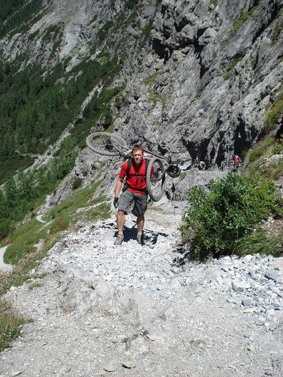 Val Durina schlucht oder so...