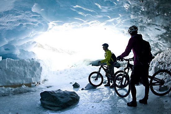 MTB Wintershooting  St. Moritz by Markus Greber