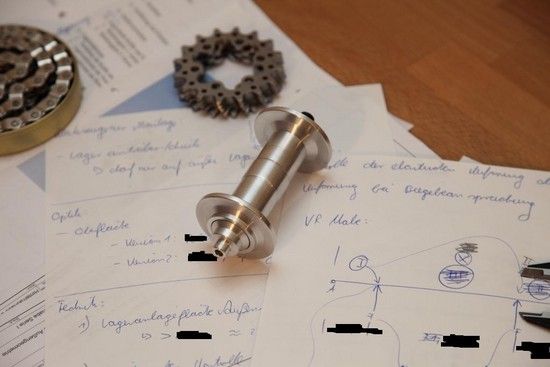 Prototyp zum Test der Dichtung