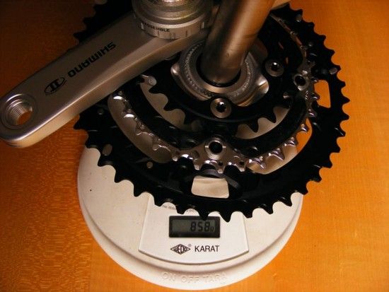 Shimano XT Kurbelgarnitur FC-M770 3x9 Hollowtech II (2008) 858g