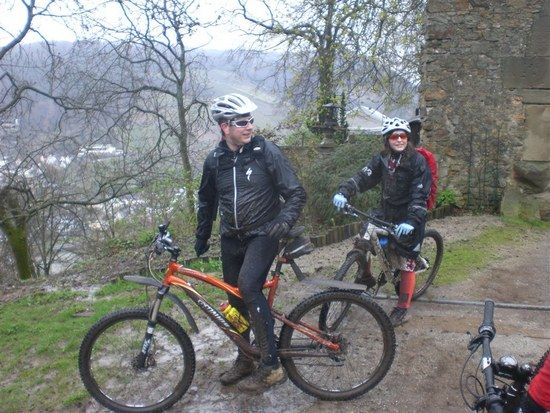 Vor der Abfahrt zur Rheinstein