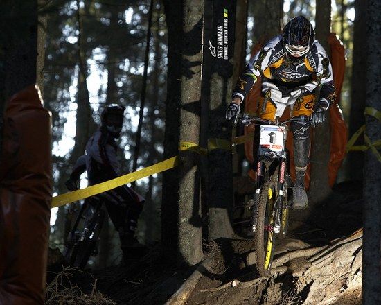 downhill