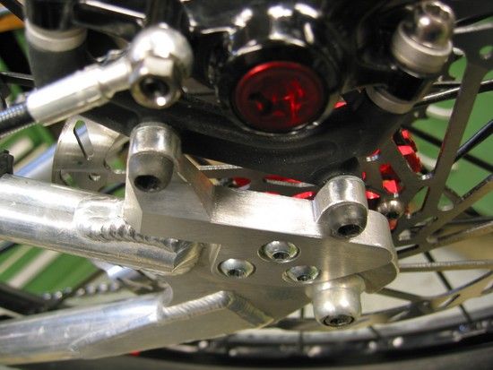Bremsscheibenadapter außen