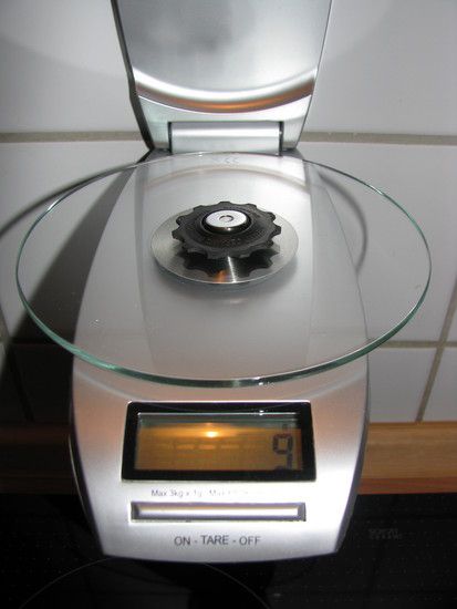 Schaltwerksröllchen Deore XT, oben