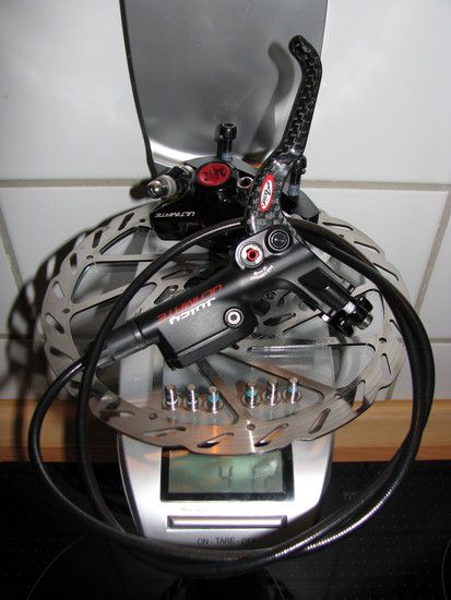 Avid Juicy Ultimate vorne, komplett, 185mm