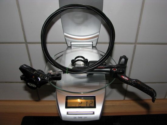 Avid Juicy Ultimate hinten, ohne Schrauben, Adapter, Scheibe