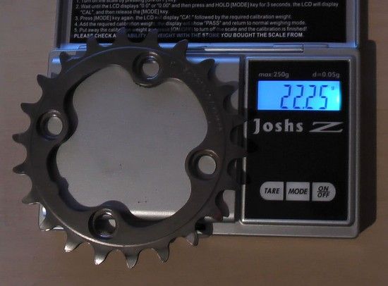 ShimanoXTRKettenblatt22T2225gr