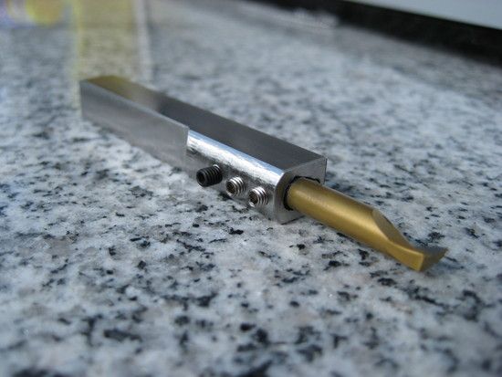 selfmade Drehstahlhalter für Horn Stähle