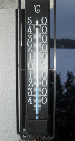 echt kalt heute