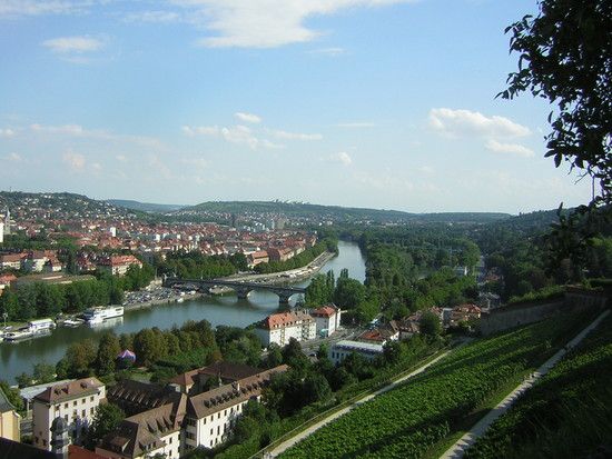 Blick von der Festung Marienberg auf Würzburg 3