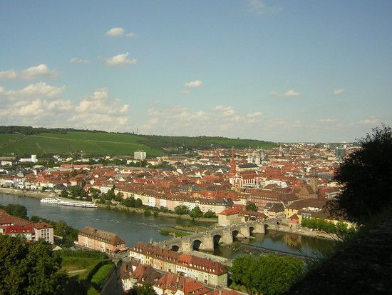 Blick von der Festung Marienberg auf Würzburg 4