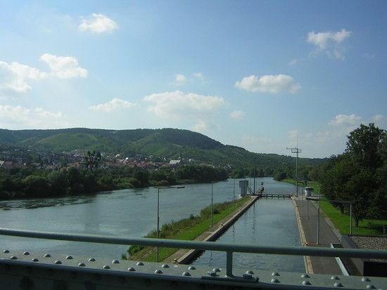 Kraftwerk Erlabrunn (Blickrichtung Karlstadt)