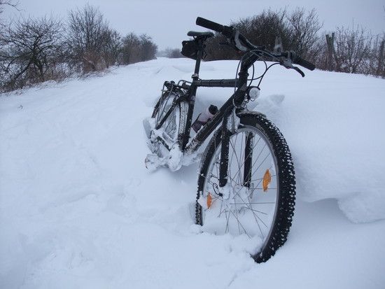 Radwandern im Winter 09