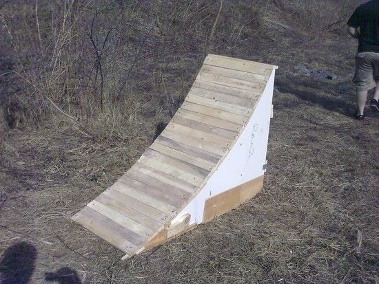 Selbstgebaute Rampe