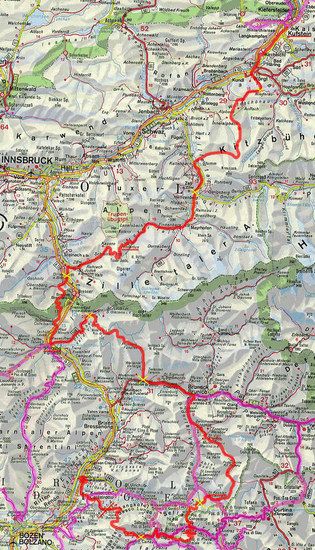 alps map