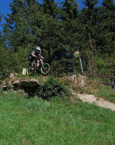 Zielsprung Nordkette Singletrail