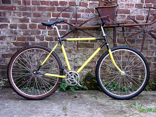 Singlespeed-Probeaufbau