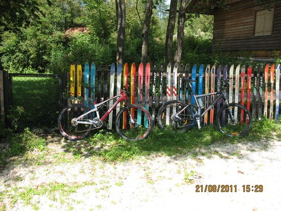Bike oder Ski Parkplatz in Garmisch