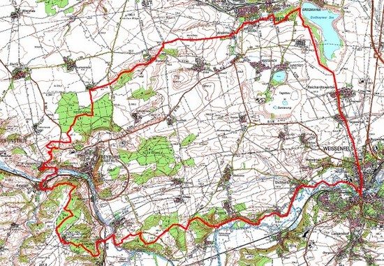 Bodelschwinghtour-Strecke