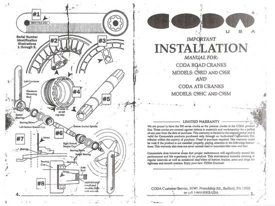 coda 900 installation - 1