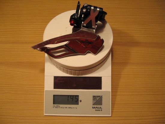 XTR 2007 Down Swing Umwerfer mit Aluschrauben 145g