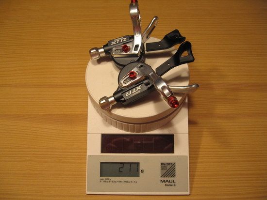 XTR Rapidfire 2007 mit Aluschrauben 211g