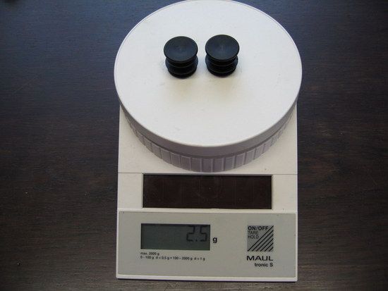 Lenkerstopfen Kunststoff 3g