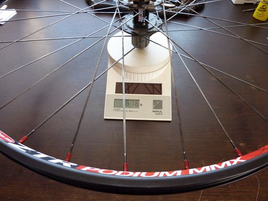 HR AMC-Nabe, ZTR Podium MMX, Sapim CX Rays, Alunippel