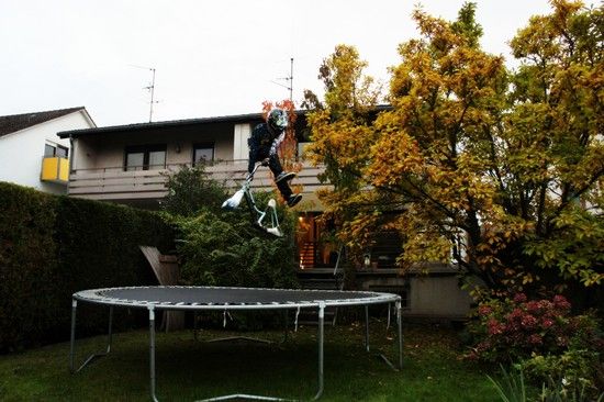 Freeride im Garten
