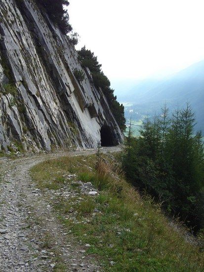 Abfahrt Schlüsseljoch