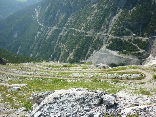 Trail zum Forcola Bach