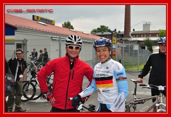 Sabine Spitz und meine Wenigkeit.....