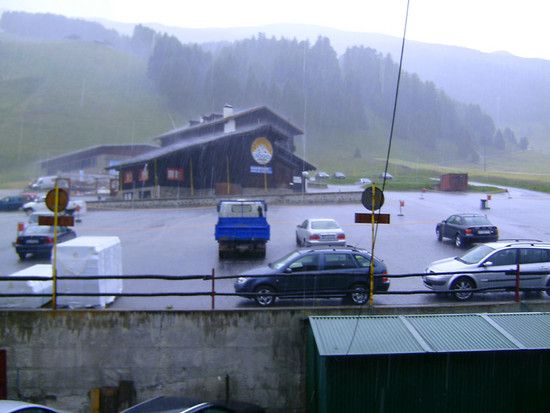 Auch in Bella Italia regnet´s mal 