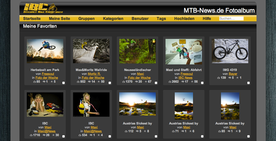 IBC Fotoalbum Meine Favoriten