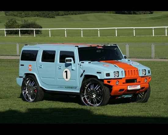 Hummer H2 Gulf-Optik
