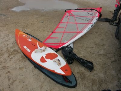 mein Wave-Board: Fanatic RIP 263 mit Gun Wave 5.0