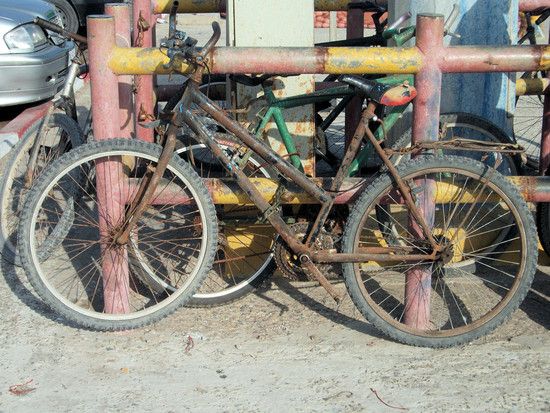 Bike in Essaouira...
