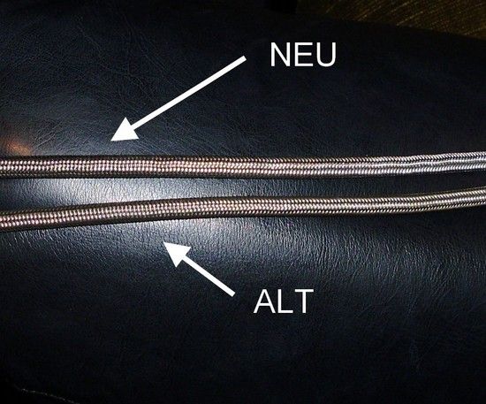Magura Stahlflex ...unterschiedlich dick???