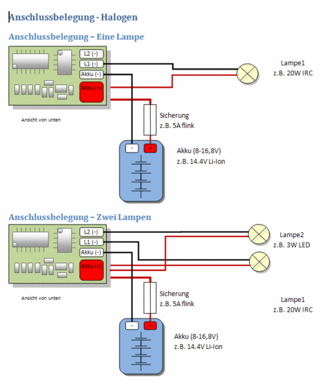 SingleV3 Anschluss Halogen