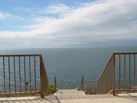 Da hinten is Afrika...