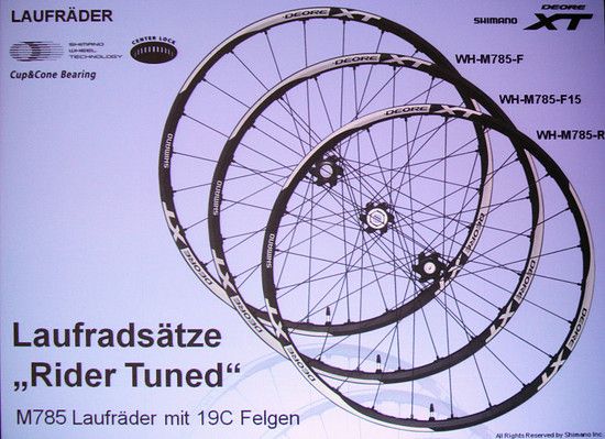 shimano 2012 xt laufrad