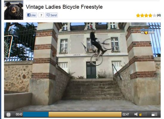 vintage ladies bike freestyle