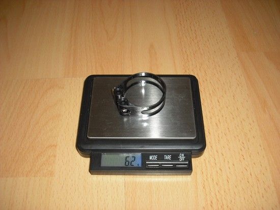 MCFK Carbonsattelklemme UD 38mm