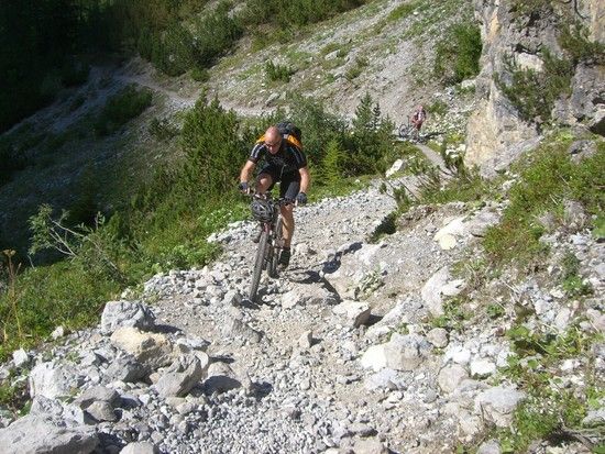 ...auf dem Weg in die Val d&#039;Uina-Schlucht...