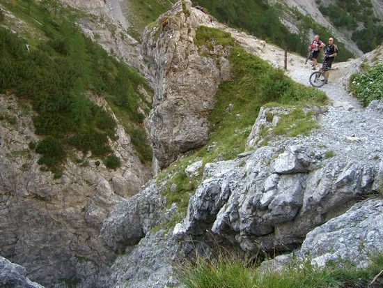 ...in der Val d&#039;Uina-Schlucht...