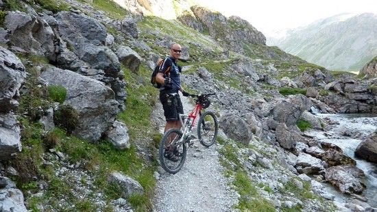 ...am Ausgang der Val d&#039;Uina-Schlucht...
