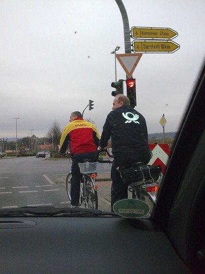 Aha so werden also die Fahrräder gebracht COOL ^^