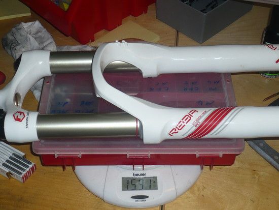 Rock Shox Reba Race 120mm ohne Poplock, 187mm Schaft